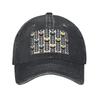 ORLA KIELY Denim Fabric Cap Casual Baseball Caps Adjustable Hat Summer Unisex Baseball Hats