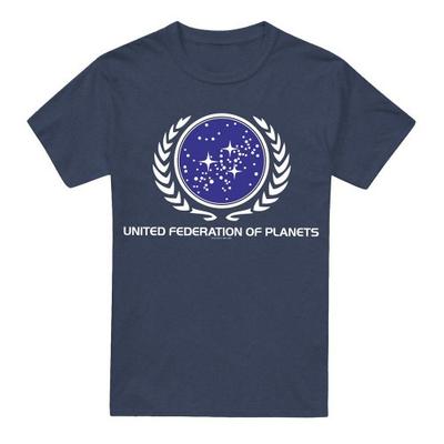 STAR TREK Unisex Adult United Federation Logo T-Shirt