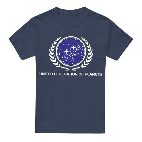 Star Trek Unisex Adult United Federation Logo T-Shirt