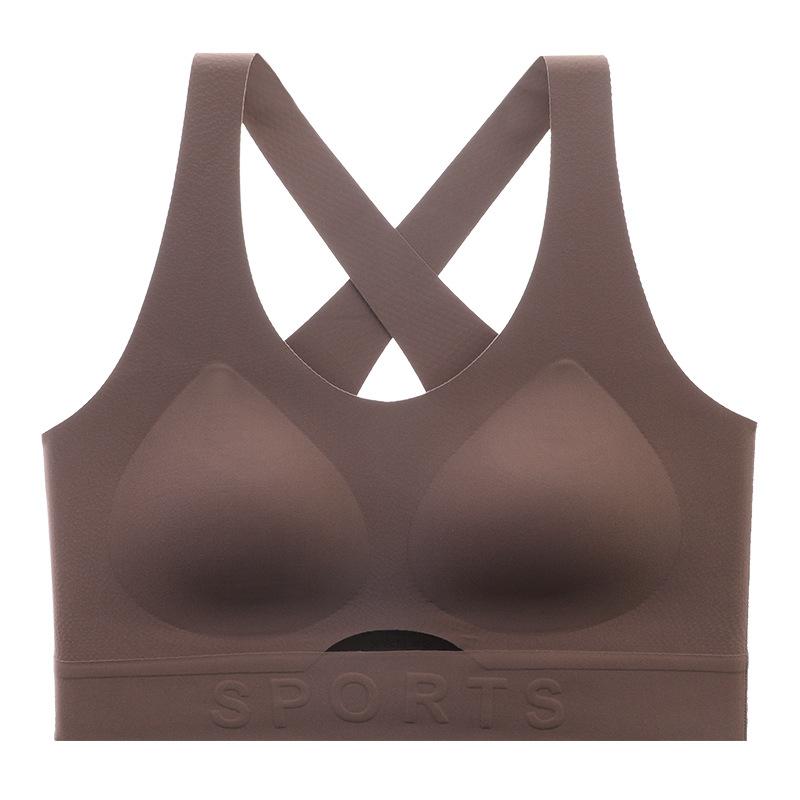 Comfortable underwear women gather seamless hollow beautiful back opaque invisible seamless anti-sagging bra thin