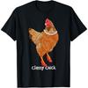 Classy Chick Funny Chicken Hen Humor Cute Chicken Girl Farm T-Shirt