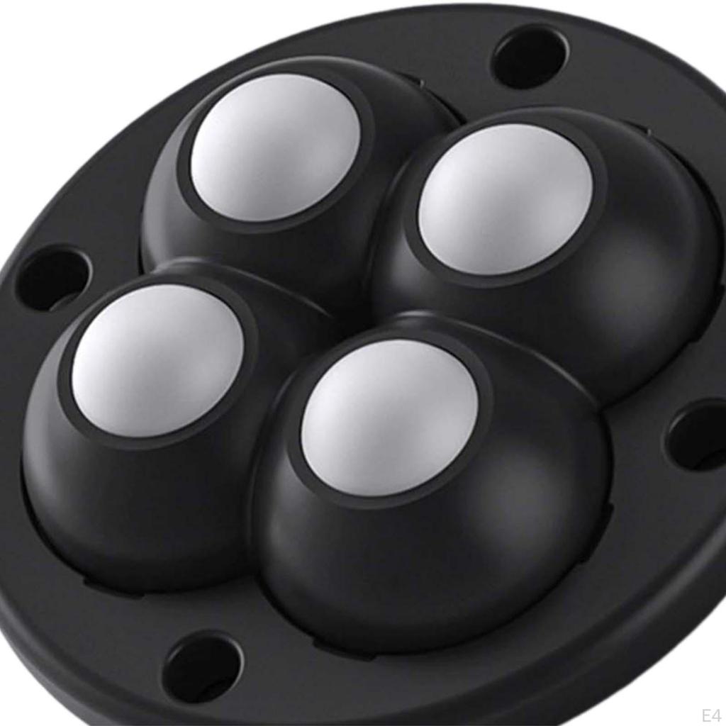 4Pcs Swivel Self Adhesion Caster Wheel Bedroom Home Pulley Universal for Coffee Tables