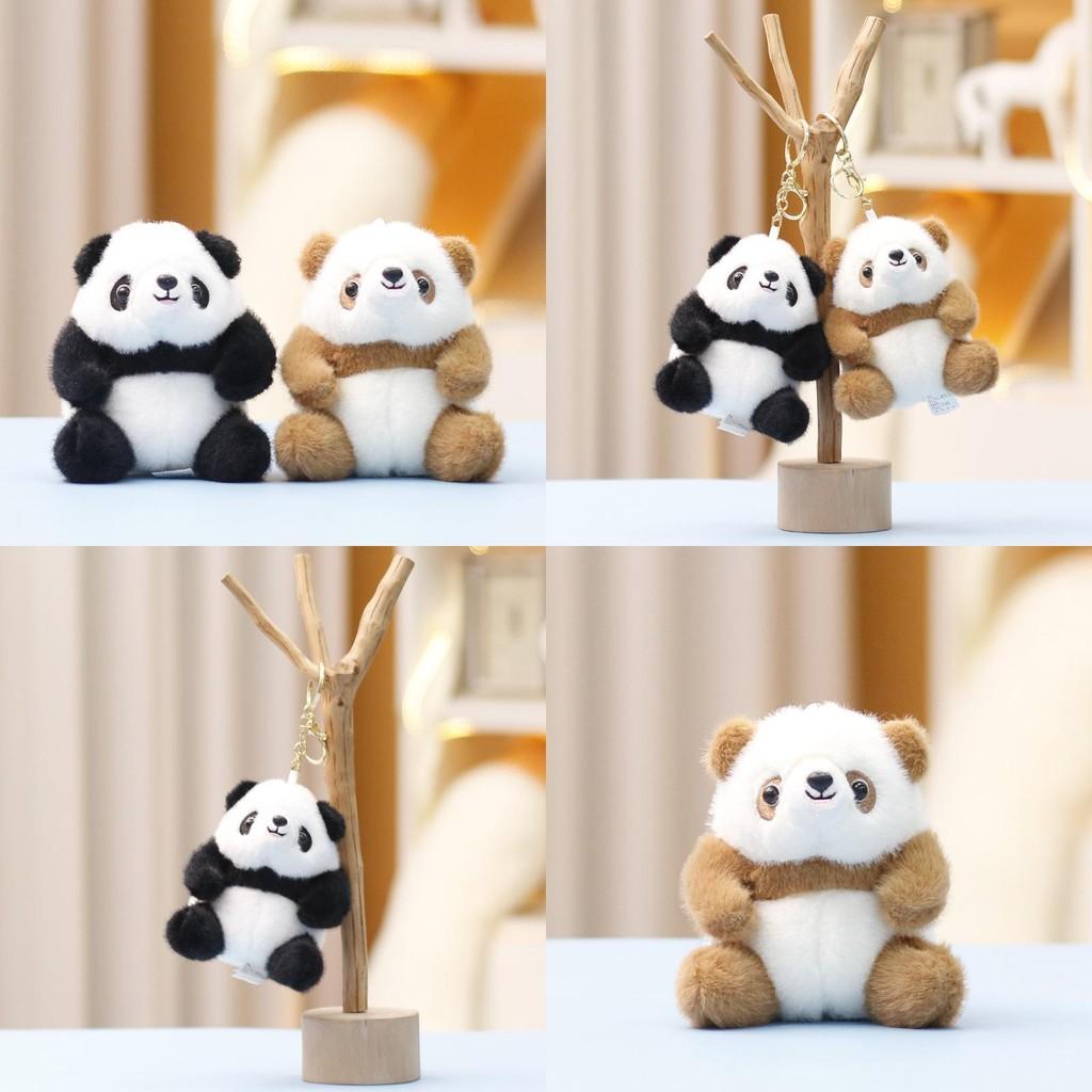 Panda Plush Toy Cute Doll For Girls Gift Bag Decoration Soft Stuffed Animal