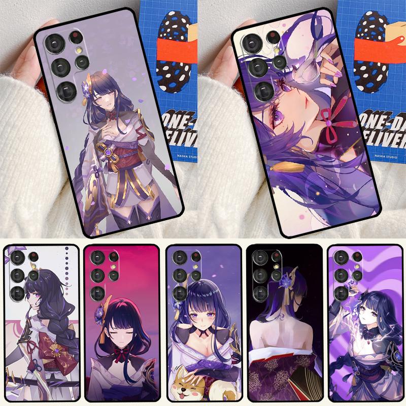 Baal Genshin Impact Game Phone Case For Samsung Galaxy S25 Ultra S23 S20 S21 S22 S24 FE S9 S10 Plus S24 Ultra Cover