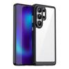 For Samsung Galaxy S26 Ultra Phone Case WANLONFENG XC Series TPU Acrylic Cover with Tempered Glass (Big Lens Hole)
