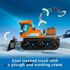LEGO City Arctic Explorer Truck and Mobile Laboratory Set 60378 Building Toy for Ages 6+ Tracking Vehicle Ski Laboratory Meteorite Snow Scene 4 Mini