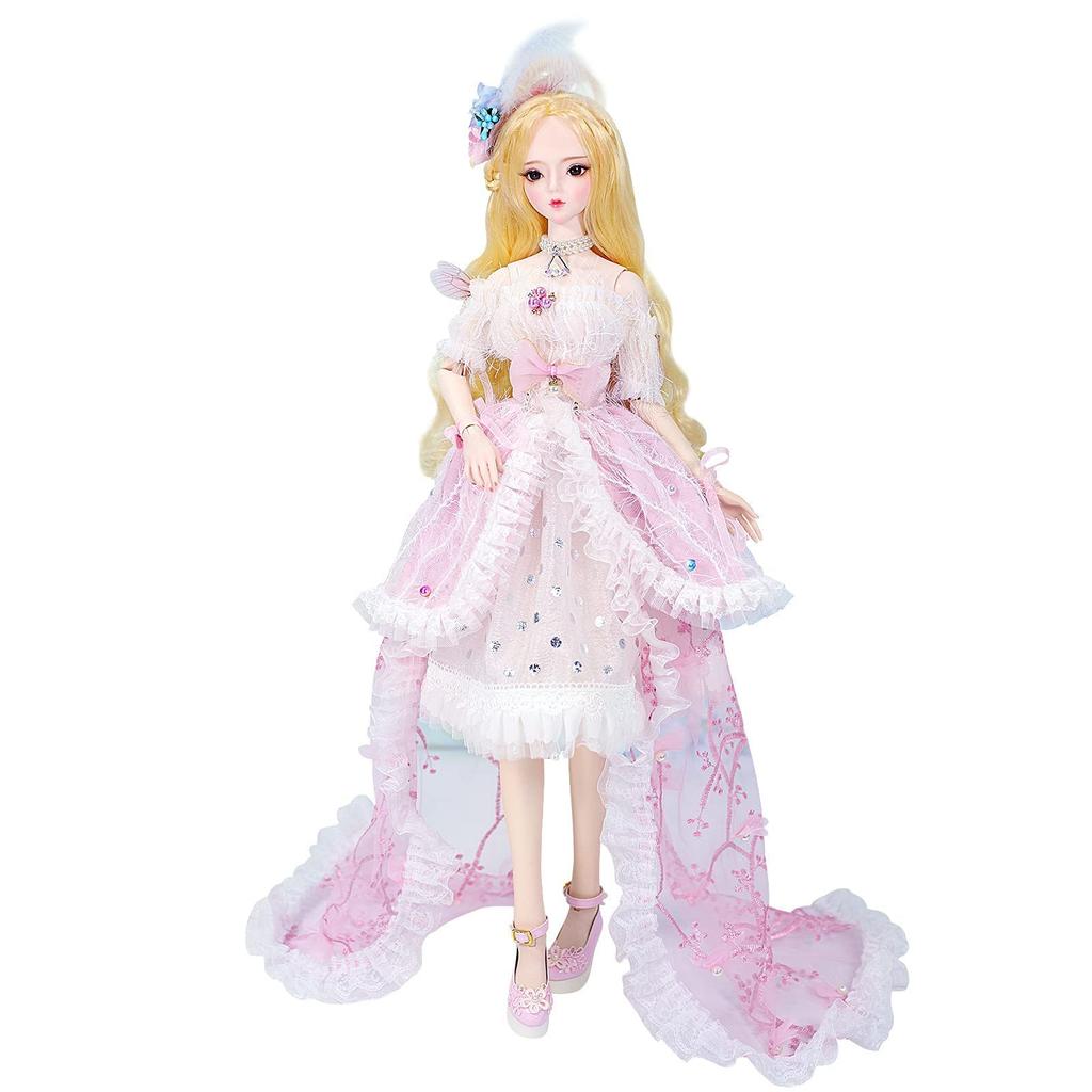 ICY Fortune Days Original Design Articulated Doll BJD Doll Full Set Height 60 Cm Body with 26 Moveable Mechanical Joints 1/3 Approx. 6+ (Viola)