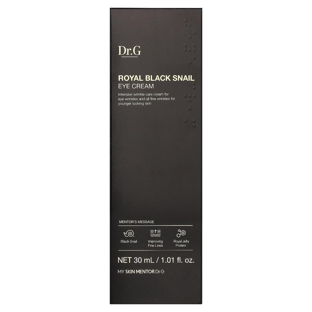 Dr. G, Royal Black Snail Eye Cream, 30ml (1.01 fl oz)
