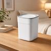 Sealed Desktop Trash Can Non-slip Waste Paper Basket Simple Garbage Can  Bedroom