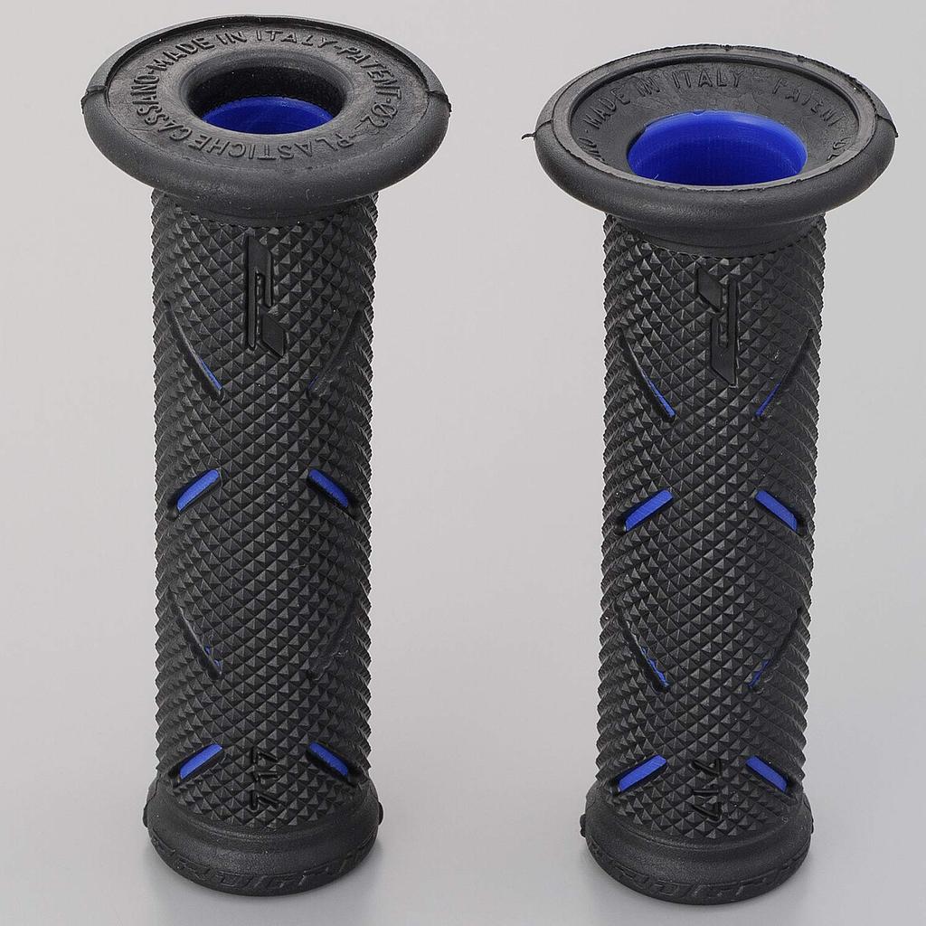 Daytona PROGRIP Motorcycle for Handlebar 717 98038 Grips, 122mm, 22.2mm Diameter, Anti-Vibration Gel, Type, Blue,