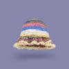 Style Versatile Hat Oil Painting Color Tone Warm Knitted Fisherman Hatscaps