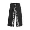 Heren Wijde Trainingsbroek Hip Hop Print Streetwear Rechte Atletische Broek Jongeren