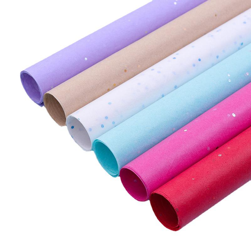 Sydney Laser Sequin Bouquet Lining Paper - 50x66cm Flower Packaging with Flashy Colors