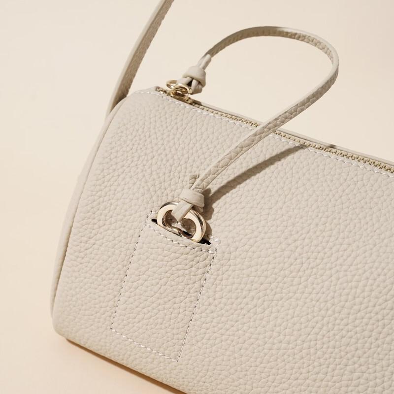 Douxiaozhu Genuine Leather Boston Shoulder Bag