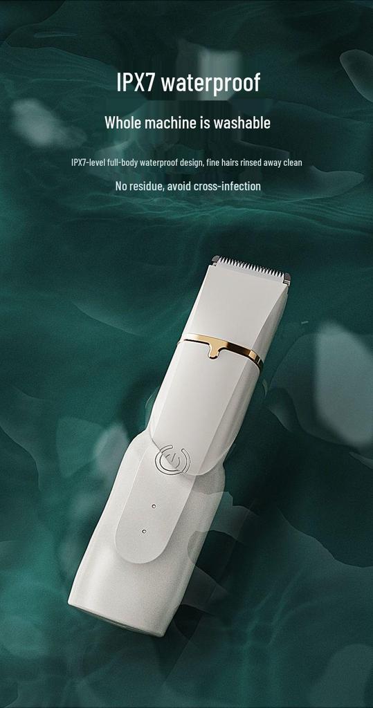 Silent Electric Pet Hair Trimmer for Paws and Pads