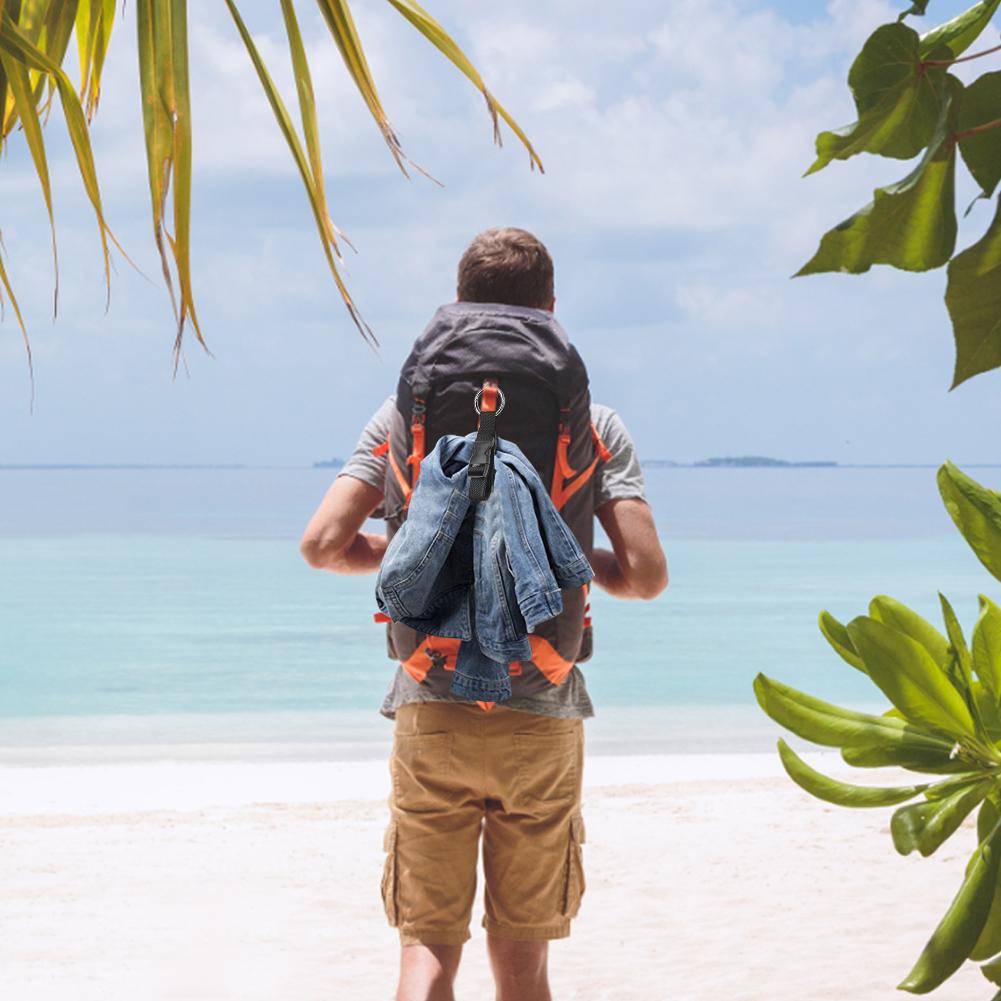 1-5PCS Travel Luggage Fixed Strap with Release Buckle Backpack External Strap Portable Add Bags Luggage Strap Belt Jacket Holder