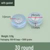 Transparent Anti-Slip Furniture Leg Pads, Heightening Round Moisture-Proof Foot Protectors for Chairs, Tables, Sofas