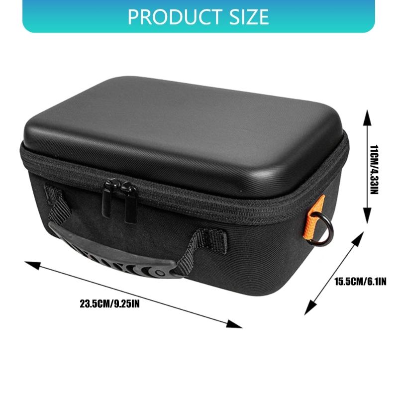 Hard Case Storage Bag for Blood Pressure Monitor Impact Resistant Pouch with Inner Pocket Shoulder Strap Carrying Bag
