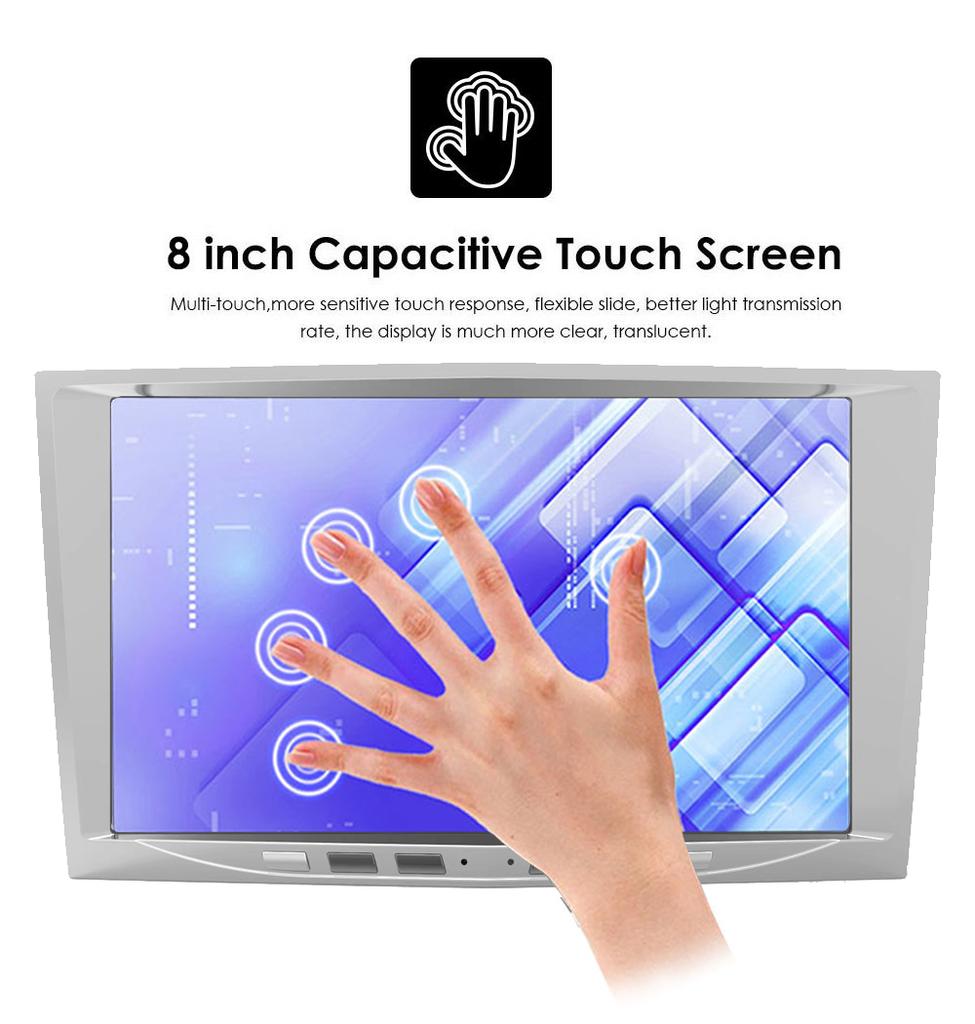 8 Inch Car Radio Android For Opel Para Astra Meriva Vectra Antara Zafira Corsa 2 DIN Multimedia Carplay GPS 2+32GB