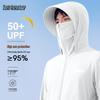 Mark Fairwhale Men's Ice Silk UPF50+ Cooling Hooded Sun Protection Jacket