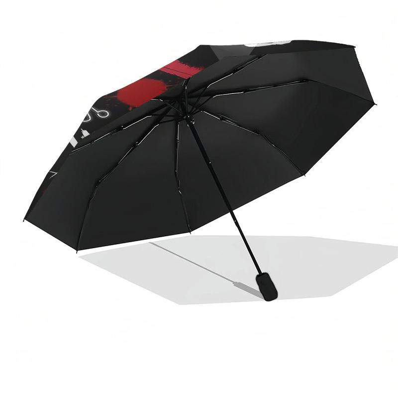 1pc My Chemical Romance Automatic Open,Windproof, Compact Travel Umbrella, Gift for Birthday, Christmast93091