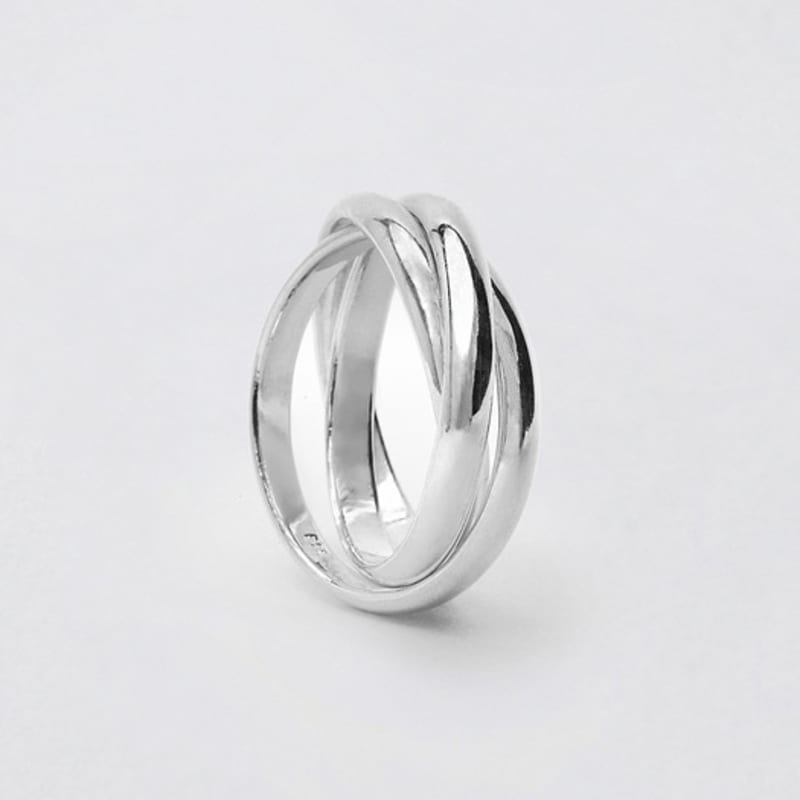 Another Layer Triple Band Ring (silver925)