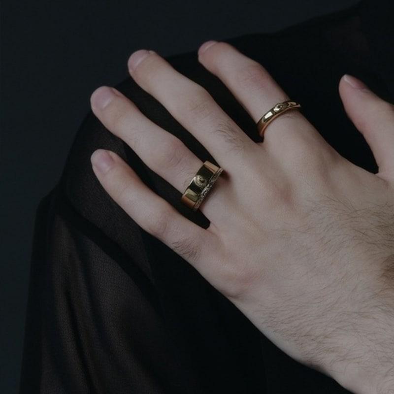 Aphrose Sanding Layered Ring