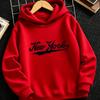 Vintage Letter New York Kids Hoodie Casual Loose Pullover Hooded Sweatshirt For Children