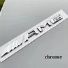 For Mercedes Benz AMG 1pcs 3D Car Rear Trunk emblem Decal Letters Sticker A B C E G CLA W211 W203 W204 W210 W124 accessories QG2