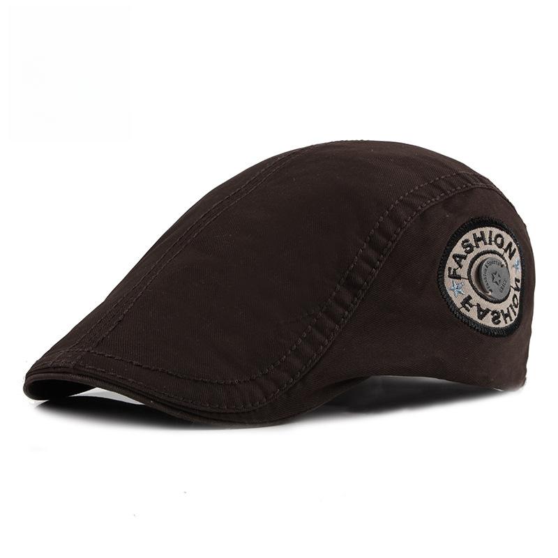 2025 Korean Version of The Fashion New Cap Women's British Style Versatile Cotton Beret Men's Casual Forward Hat Universal Tide