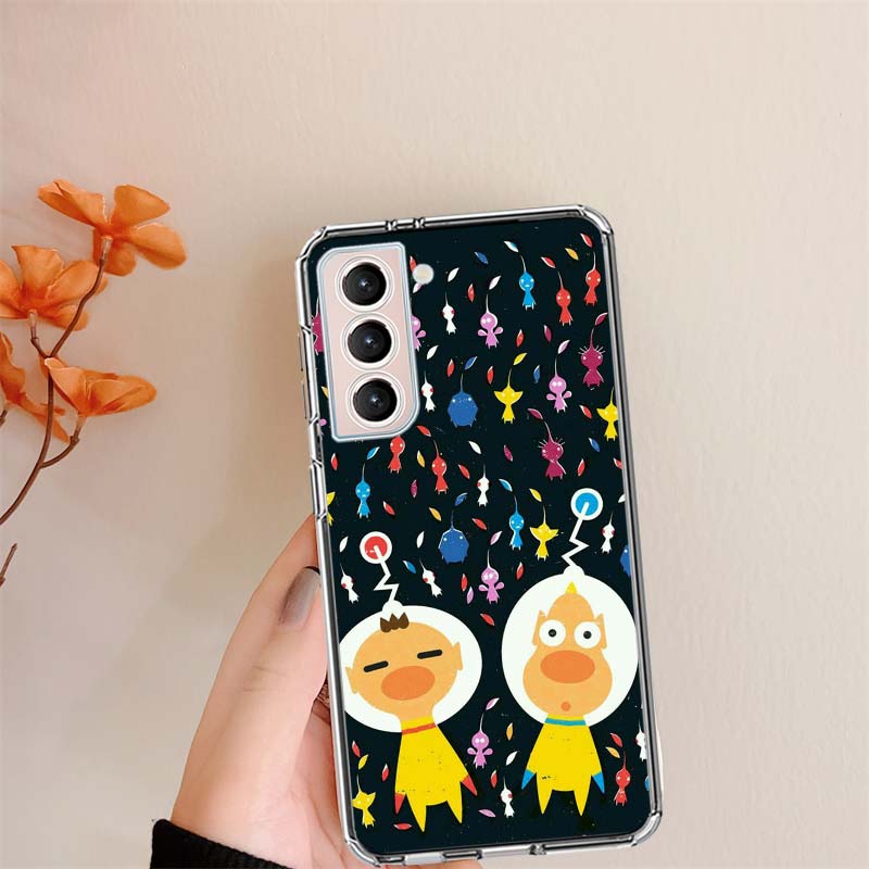 Game Pikmin 4 Phone Case For Samsung S24 FE Galaxy S22 S25 Ultra S25 Edge S21 S23 FE S20 S10 Plus Cover Shell Coque Clear Silico