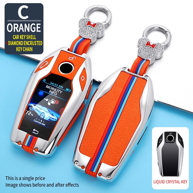 Compatible Key Case for BMW 7 Series 730li/740, 5 Series 535LE, 6 Series GT, X3/X5/X7