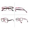 TRUEZING Reading Glasses for Men Women Rectangular Spring Hinges Comfortable and Durable Prescription Eyeglasses