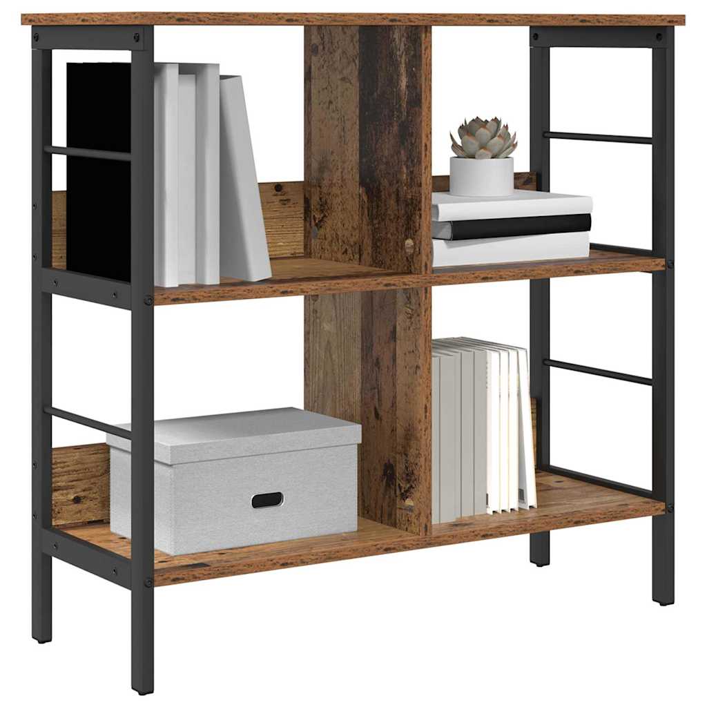 Vintage Wood Bookshelf 82 x 32 x 79 cm Engineered Wood