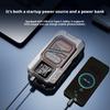 Latest Model High-Capacity Car Emergency Jump Starter with Built-in Tire Inflator, Portable Wireless Electric Air Pump