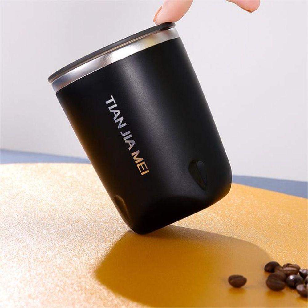 304 Edelstahl Thermos-Kaffeebecher 300ML Isolierter Tumbler Trinkgeschirr Thermobecher Studenten