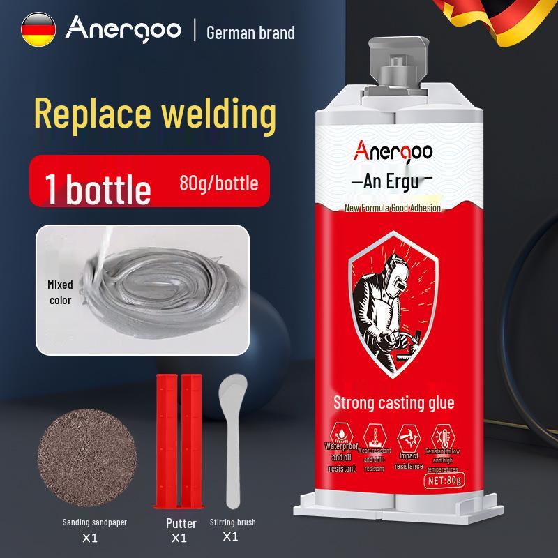 Epoxy Resin AB Glue: Clear, Strong, Quick-Drying Adhesive for Metal, Fishing Rods, Jade, Figurines, Ceramics, and Iron.