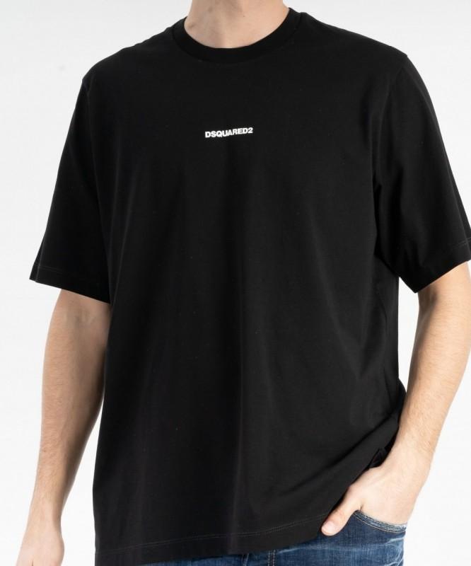 DSQUARED2 men's t-shirt Slouch Fit black - Size: M