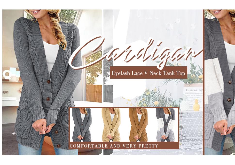 Autumn/Winter V-Neck Single-Breasted Long Cardigan for Women - European American Knitwear