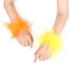Children Gift Wrist Decoration Cuff Sleeves Slap Ring Ostrich Feather Slap Bracelets Hair Accessories Patting Circle Wristband