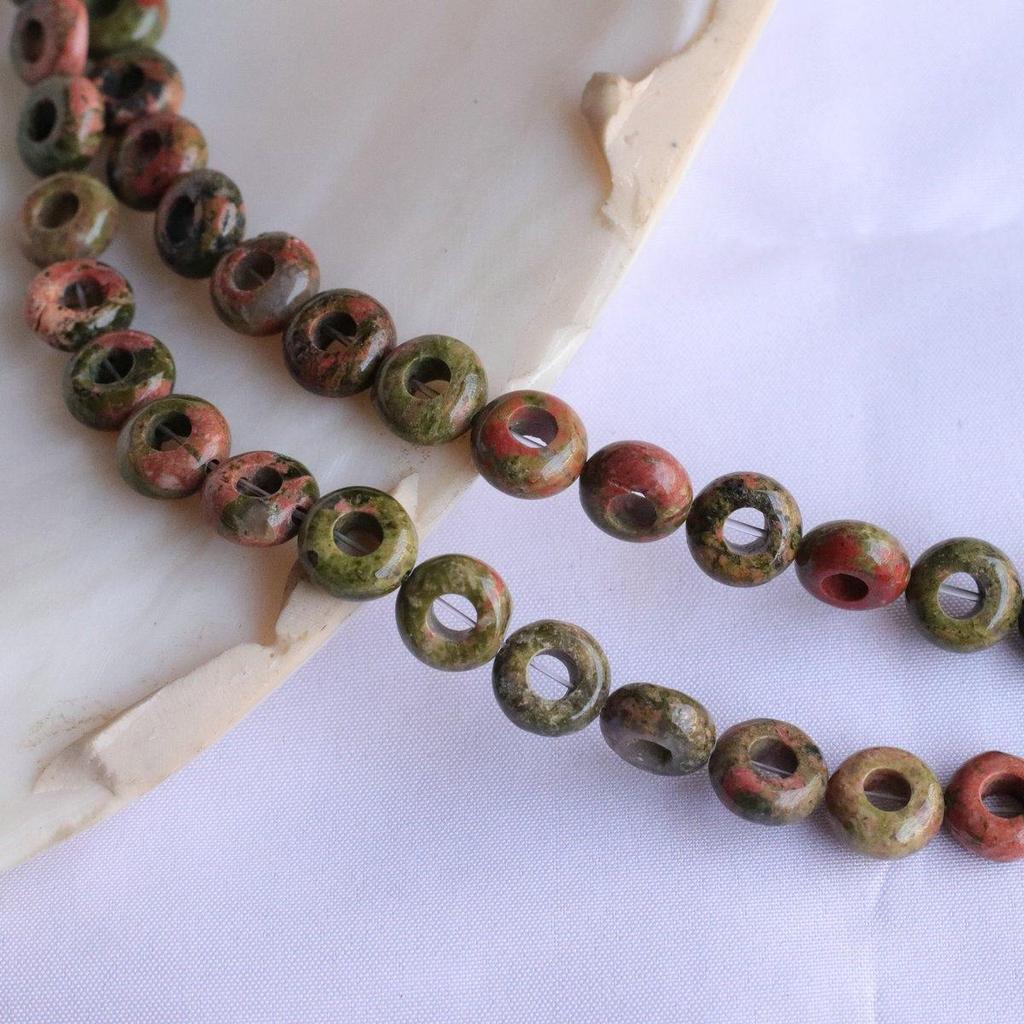 10mm Hollow Round Spacer Beads for DIY Jewelry Crafting