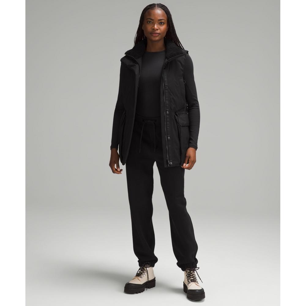 Lululemon Stretchseal Waterproof Down Filled Vest Black