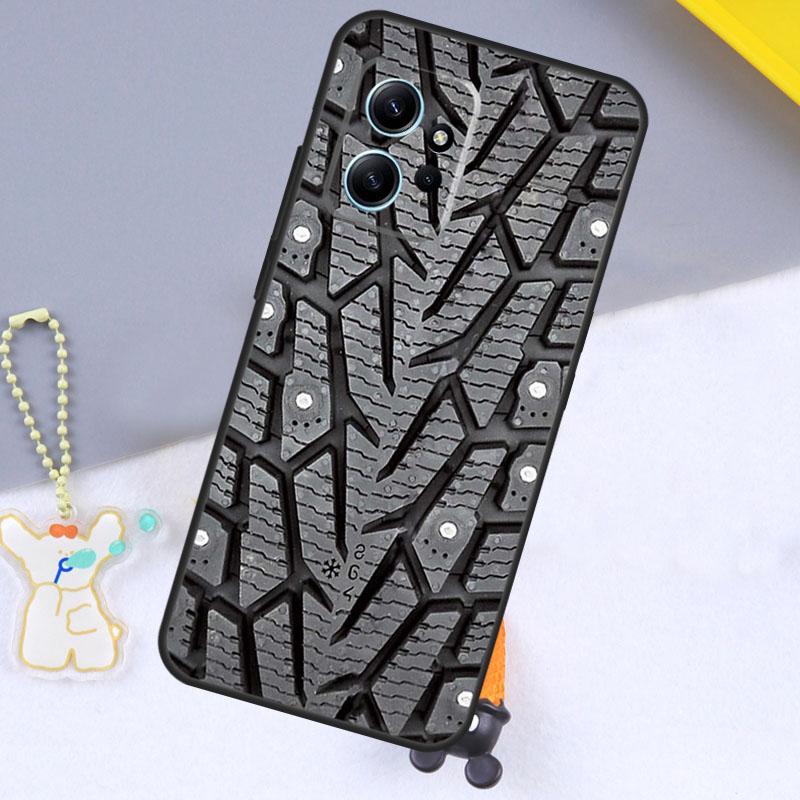 

Black Tire Tyre Tread Texture Case For Xiaomi Redmi Note 14 13 9 10 11 12 15 Pro Plus Cover For Redmi 15 C 13C 12C 10C 14C Redmi Note 13 4G