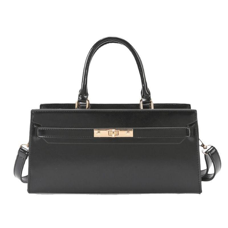 

Multi-piece women s bag summer new trendy fashion portable mother and child bag simple shoulder messenger bag single package чорний