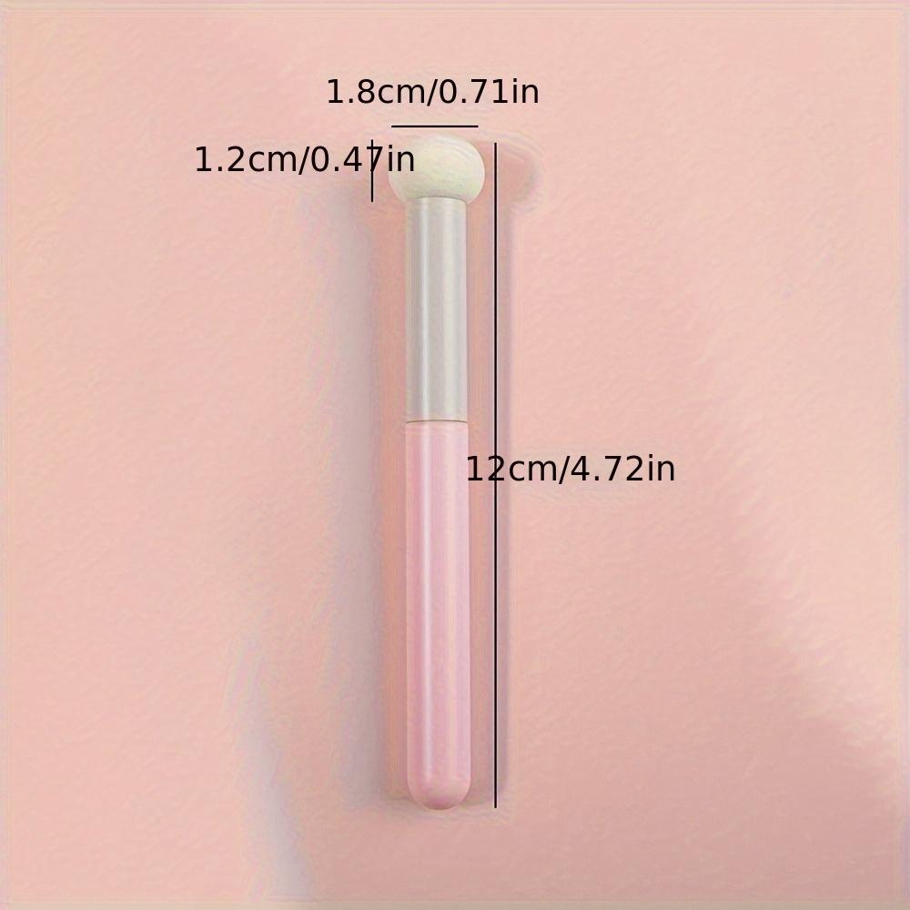 

1pc Mushroom Head Puff Makeup Concealer Round Sponge Foundation Powder Brush Eye Makeup Applicator Eyeshadow Brushes with Handle Nail Brush
