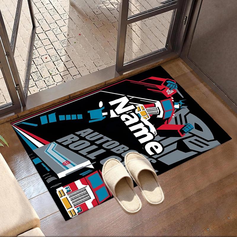 Tappeto Personalizzato con Stampa Transformers, Tappeto Versatile per Arredo Casa, per Sala Giochi, Appartamento, Balcone, Ingresso, Corridoio Regalo