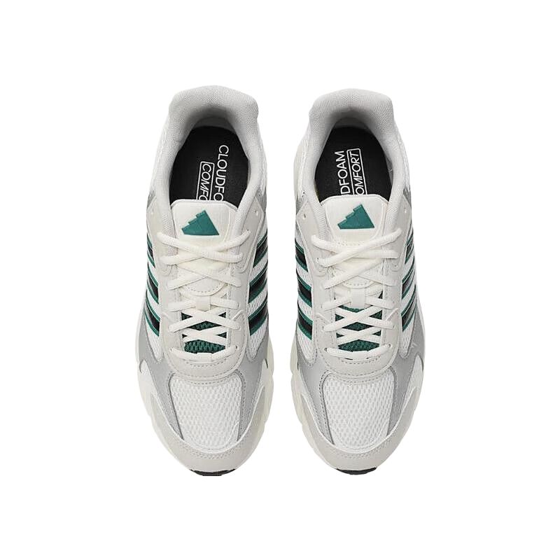 Adidas Crazychaos 2000 Comfortable Stylish Non-Slip Wear-Resistant Low-Top Casual Running Shoes Men Sneaker White JS4839