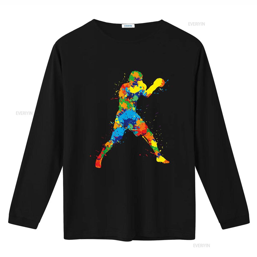 Boxing Boxer Boys Kids Men T Shirt Vintage Washed Slightly Designer Clothes Top For Everyday Wear Stretched Streetwear Unisex