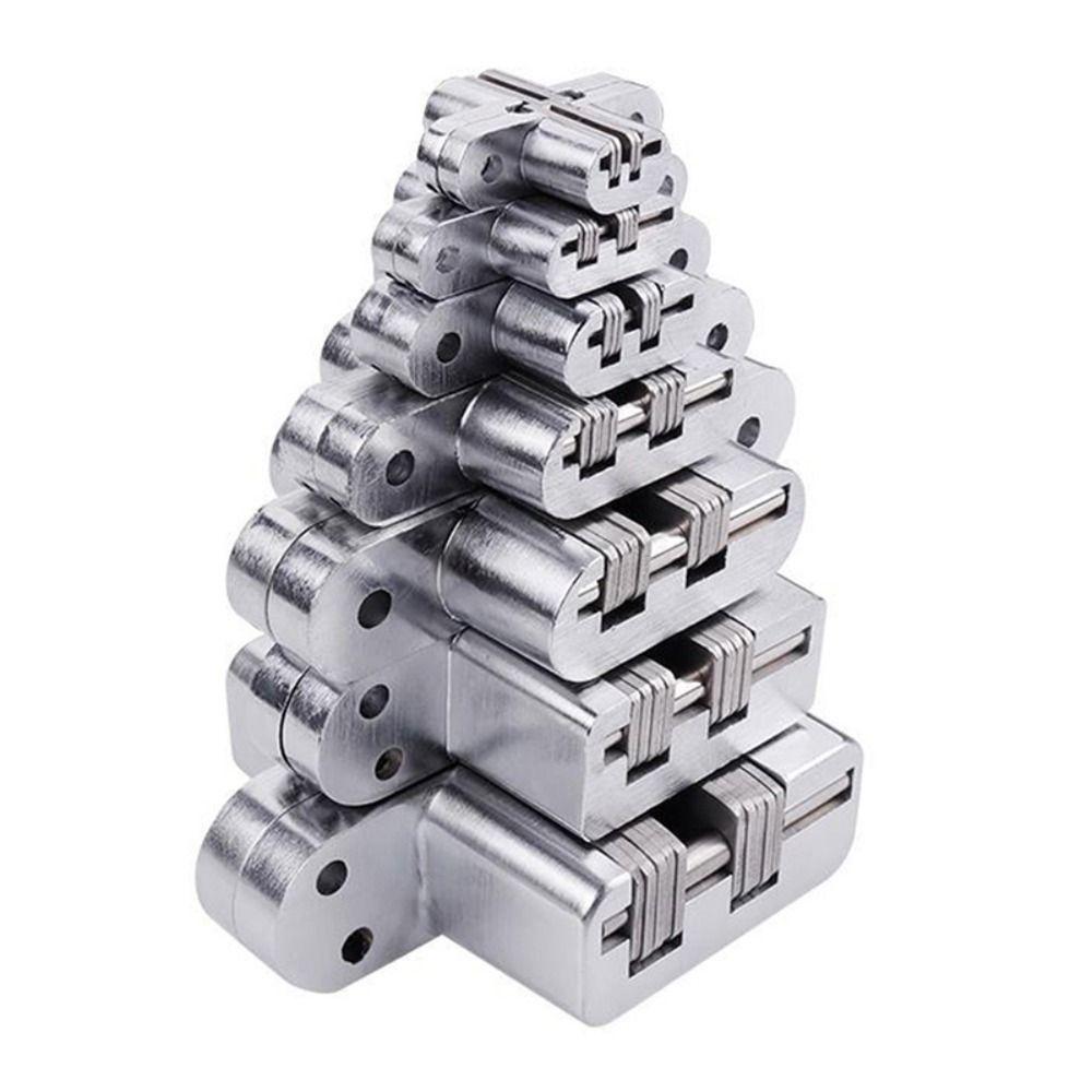 1pc Concealed Hidden Hinge Stainless Steel Door Hinge Multiple Uses Cross Hinges  for Cabinet Door