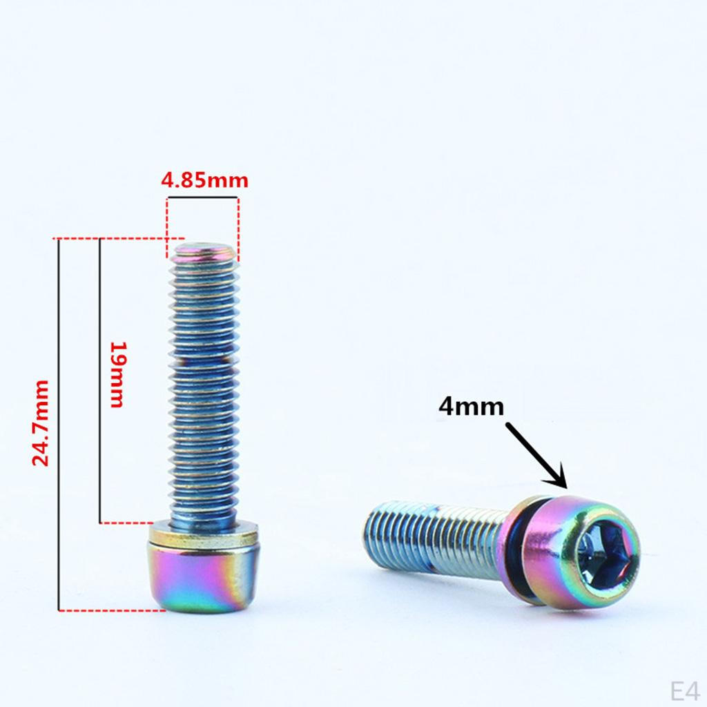 Handle Stem Bolts Ultralight Road Bike Handlebar Fixed Screw